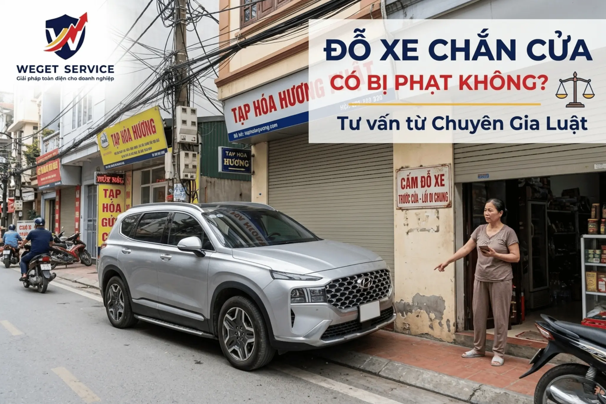 do-xe-o-to-truoc-cua-nha-nguoi-khac-co-bi-xu-phat-khong